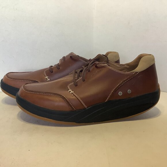 Men\'s MBT Physiological Brown Tariki M Walnut Leather Oxford Shoes Size 14 main image 5